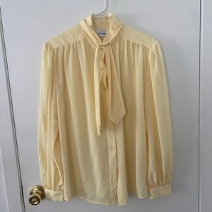Pastel Yellow Blouse